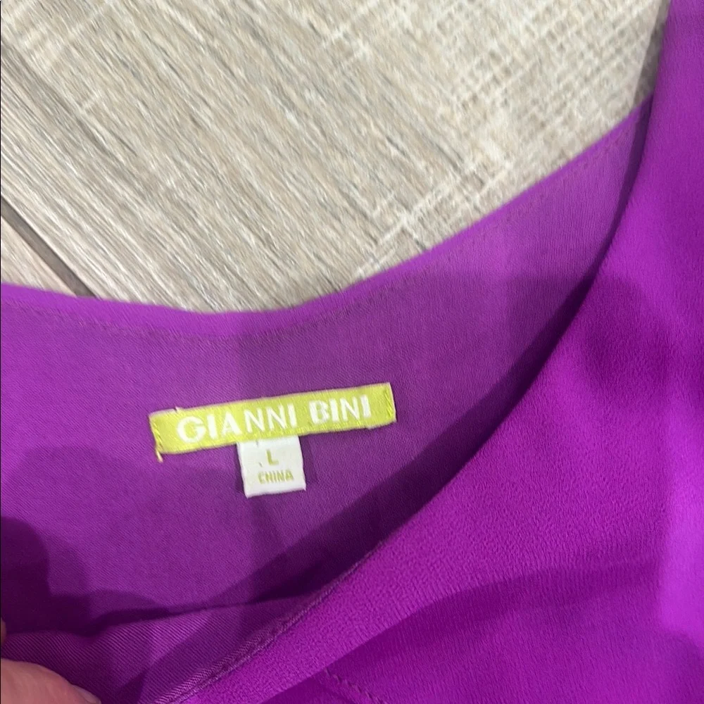 Purple Ruffle Romper - Picture 5 of 6